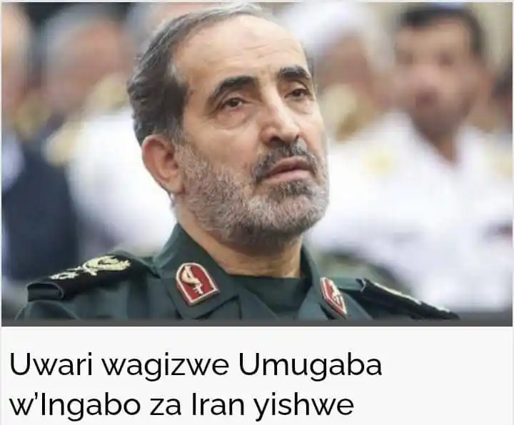 Image from Tedros Info: Ingabo za Israel zatangaje ko zishe Ali Shadmani, uherutse guhabwa ins...