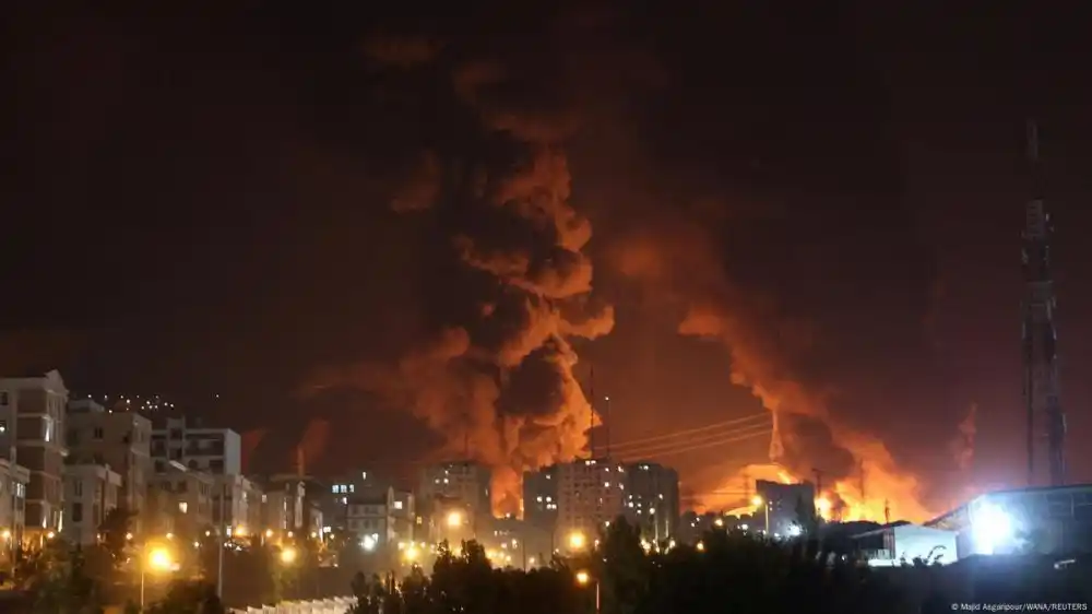 Image from Tedros Info: Intambara ikomeje guhindura isura hagati ya Israel na Iran aho mu ijor...