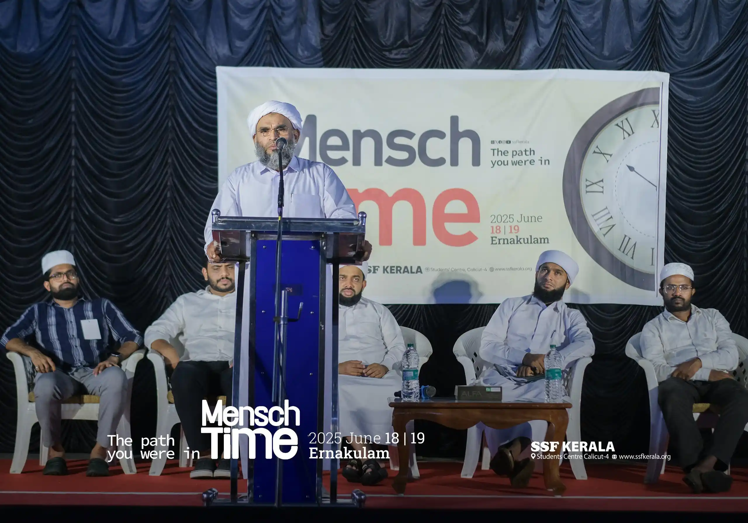 Image from SSF KERALA: *Mensch Time*  -The path you were in       2025 JUNE 18,19      ERANAK...