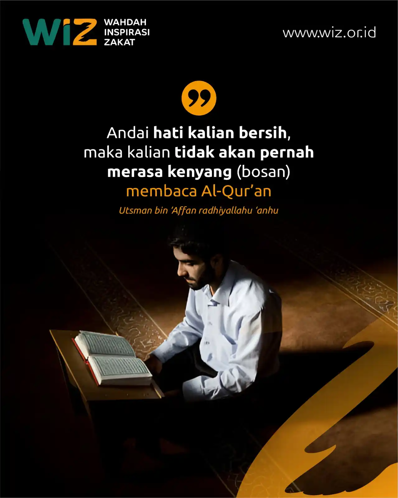 Image from Wahdah Inspirasi Zakat: *Nasihat Sahabat Utsman*  Utsman bin ‘Affan radhiyallahu ‘anhu pernah ...