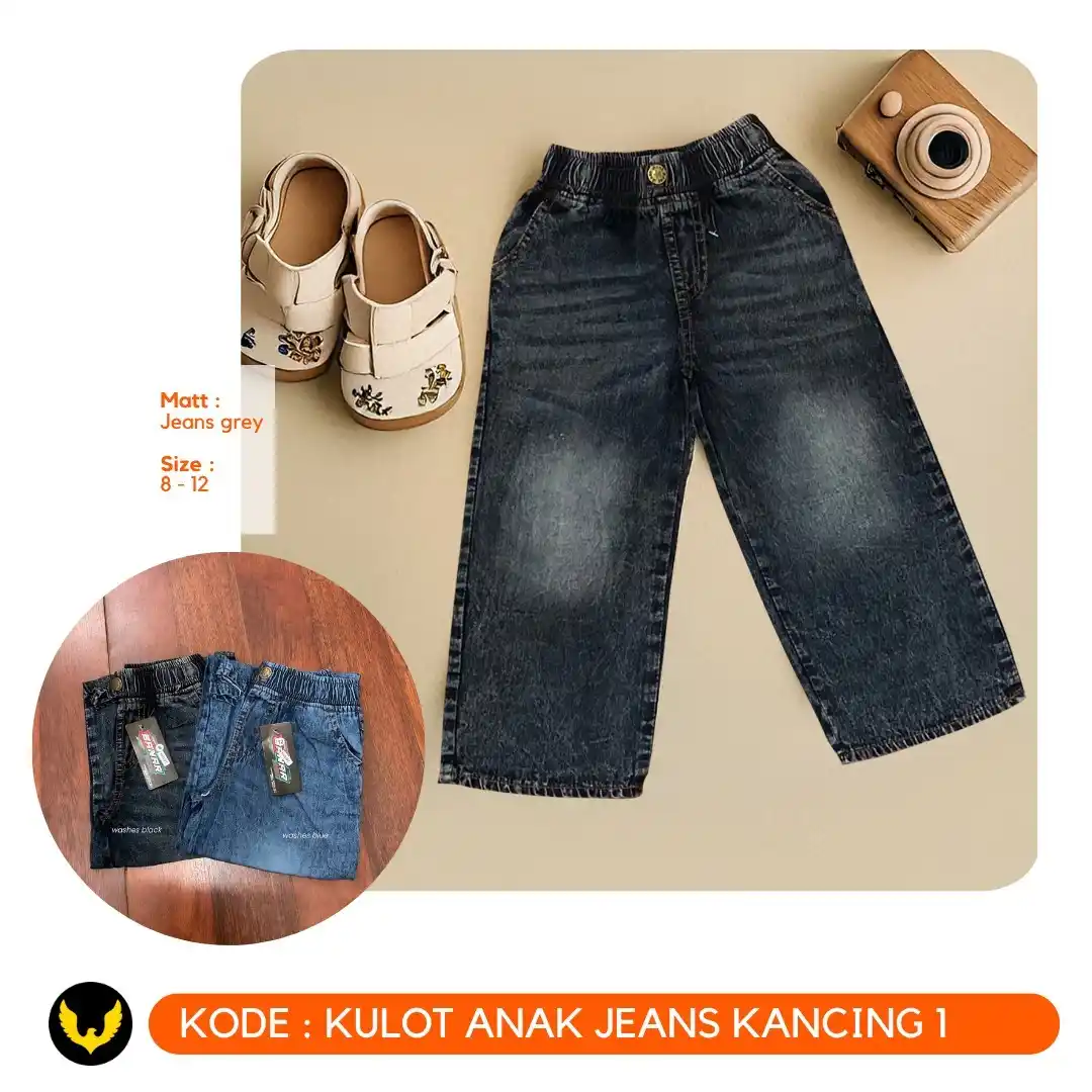 Image from ElangMas-Lombok: *New Arrivals*😍 Kulot Anak Jeans ull Karet Kcg 1✨ 🧵 Jeans 🔗 66.0...