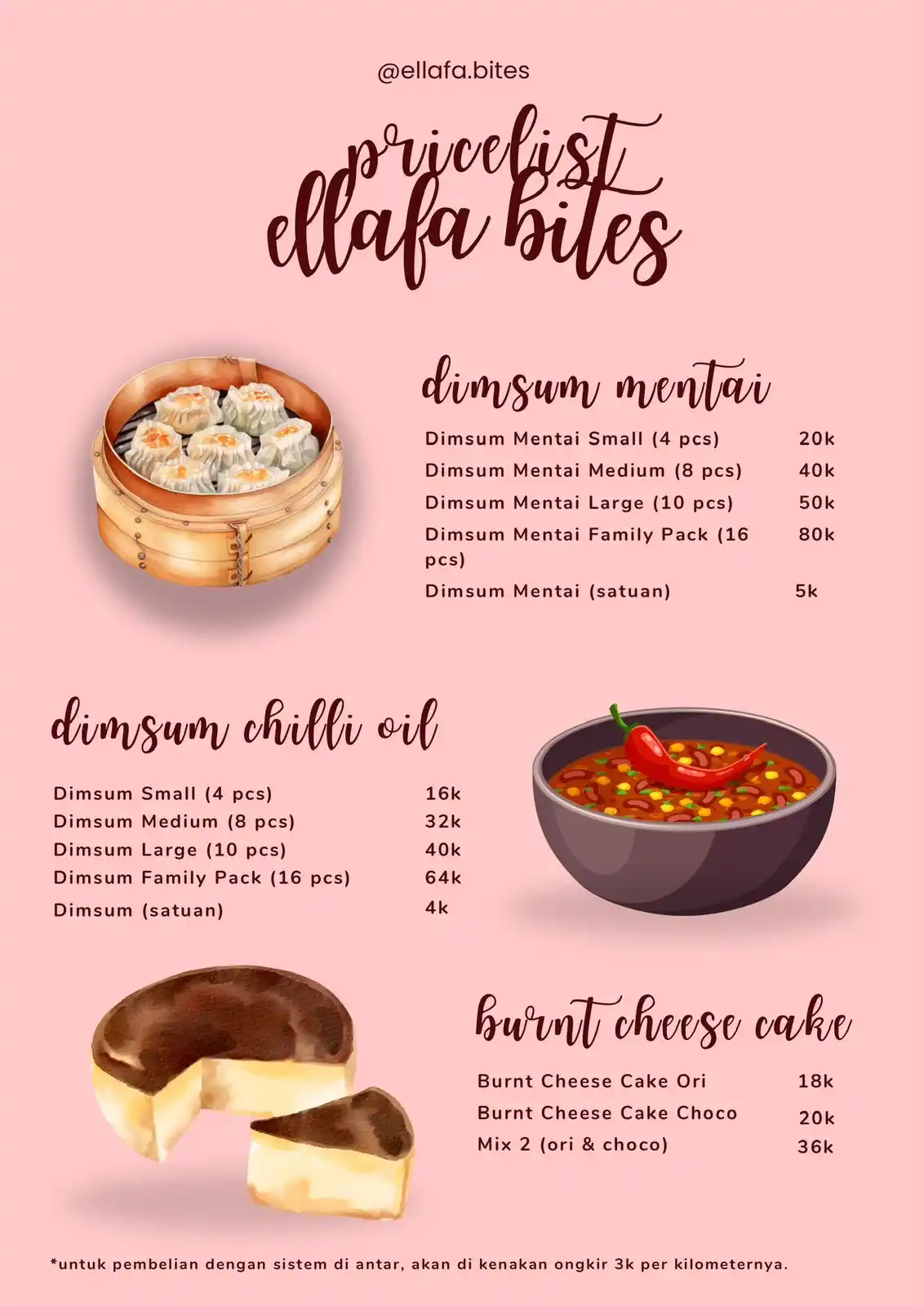Image from DINIFESS 🐚: *PAID PROMOTE‼️* Open order dimsum mentai dan dimsum chilli oil, read...