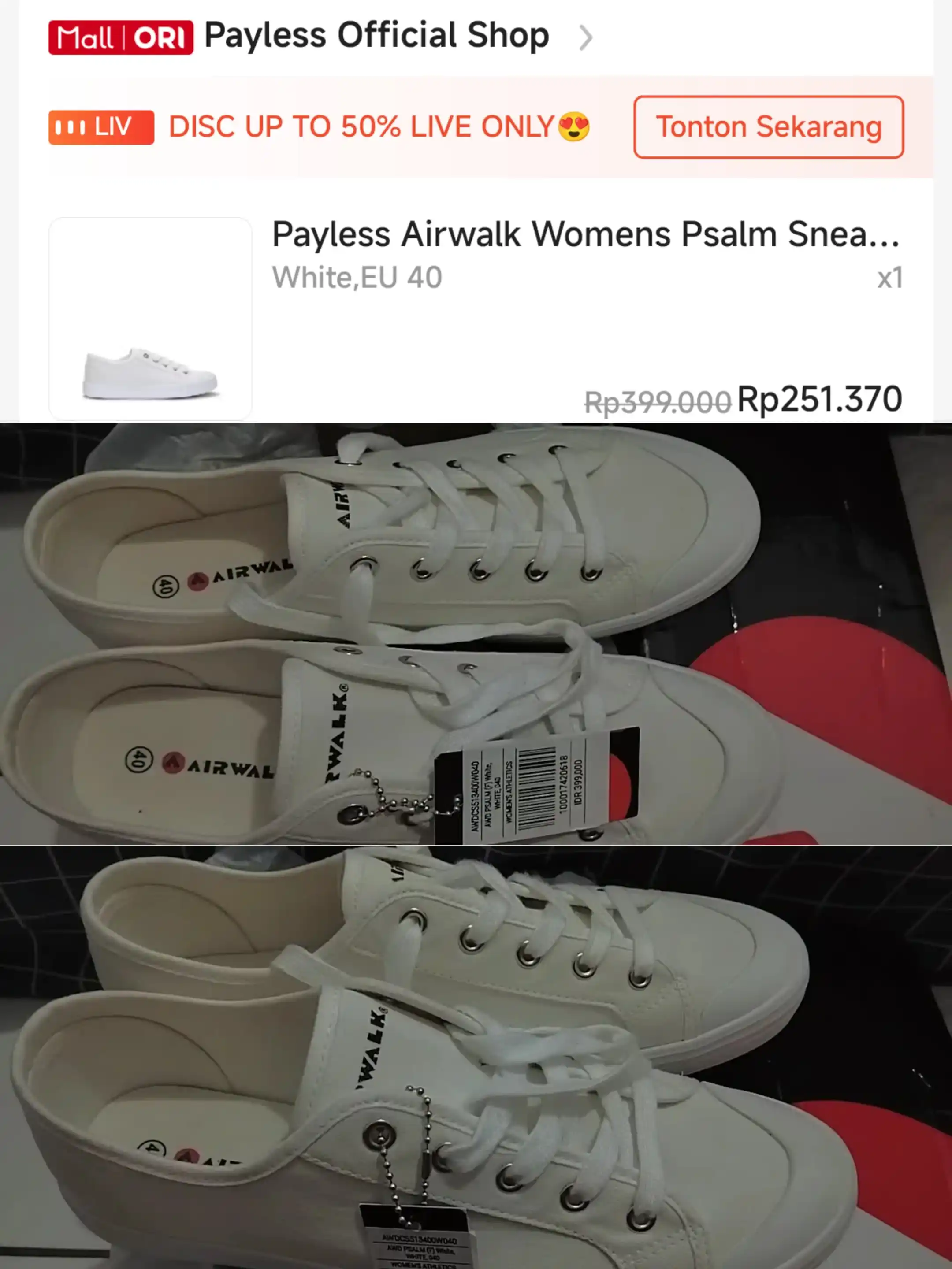 Image from DINIFESS 🐚: *PAID PROMOTE‼️*  WTS SEPATU AIRWALK NEW ORI 100% Dijual 200k ajaa Ala...