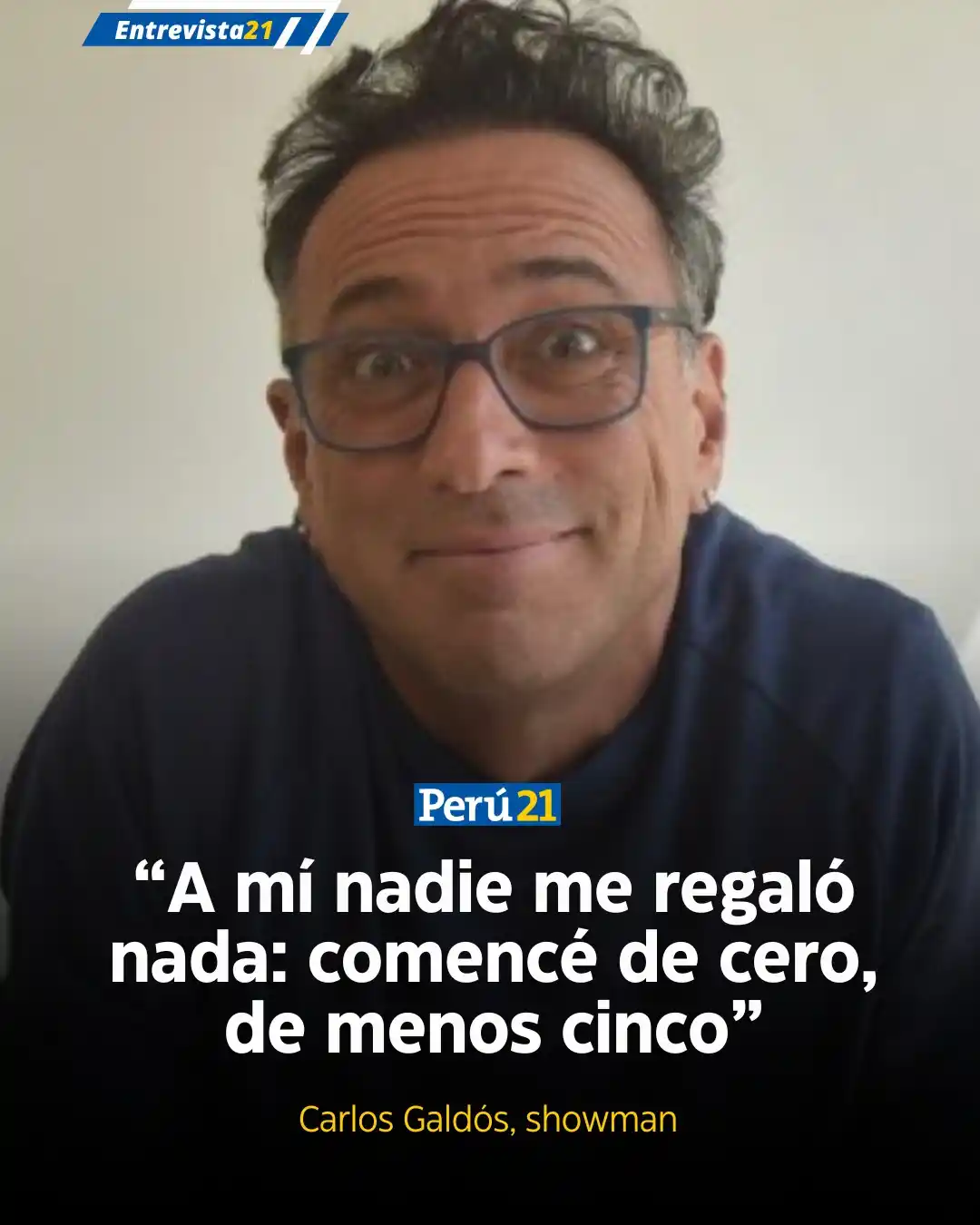 Image from Perú21 : 🥹 'Papá, no sé qué estudiar' es su nuevo espectáculo, que parte de un...