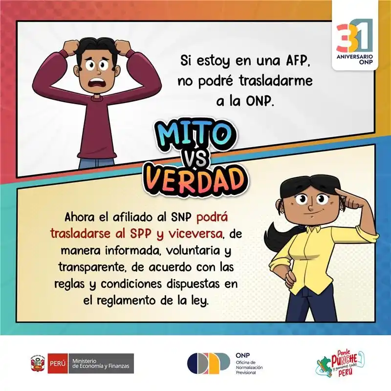 Image from ONP Oficial: 📌 Porque tu pensión debe adaptarse a ti, tenemos una buena noticia. C...