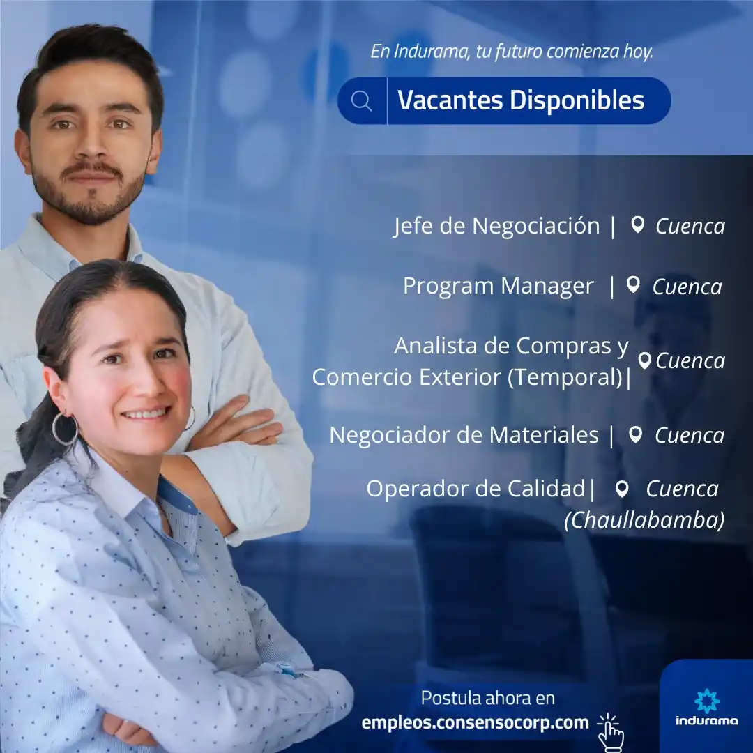 Empleos Indurama EC post