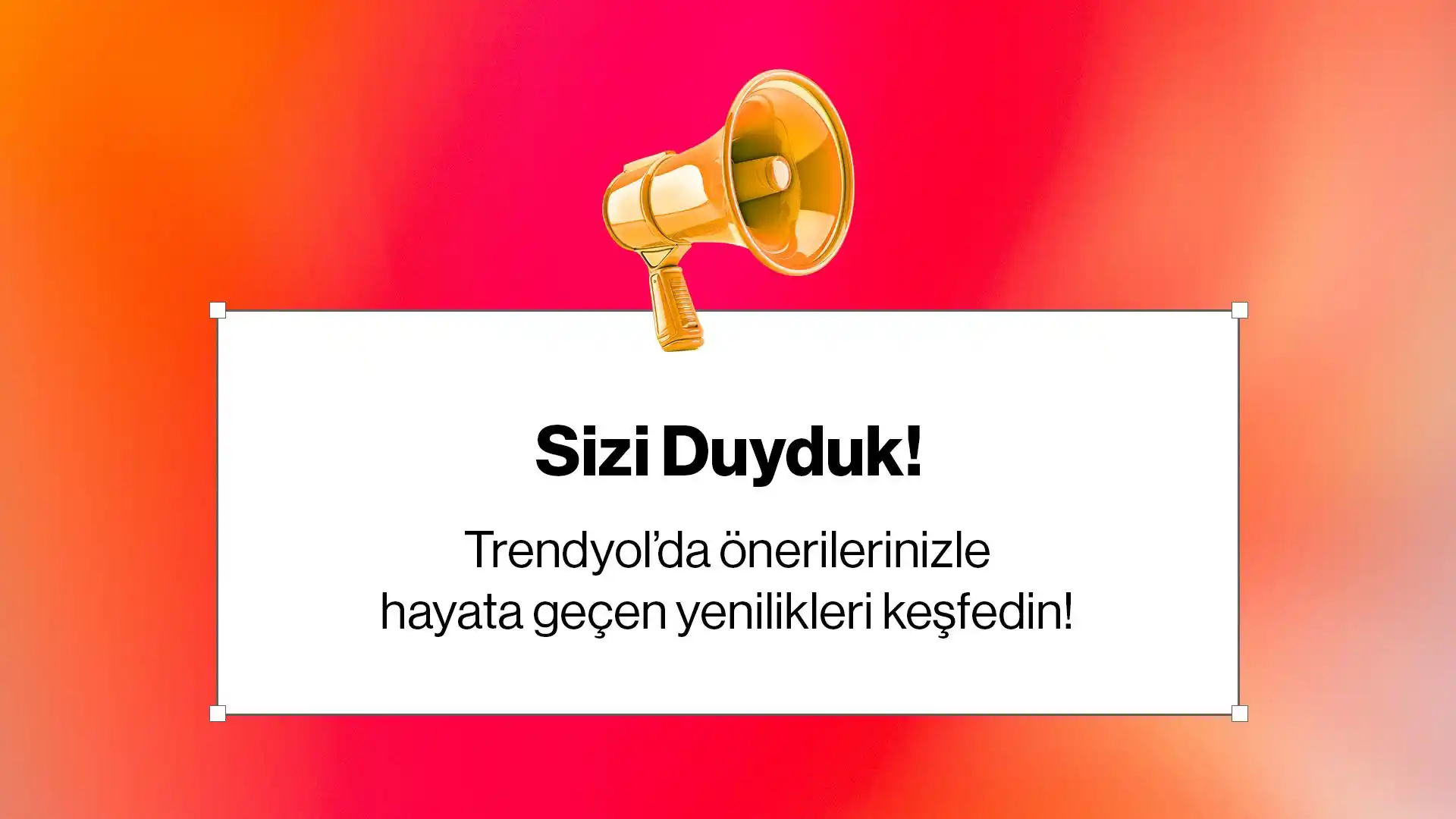 Image from Trendyol İş Ortağım: 📣 Trendyol’da önerilerinizle hayata geçen yenilikleri görmek için hem...