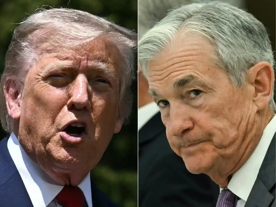 Image from Perú21 : *📢 Trump se pregunta si debe "despedir" al jefe de la Reserva Federal...