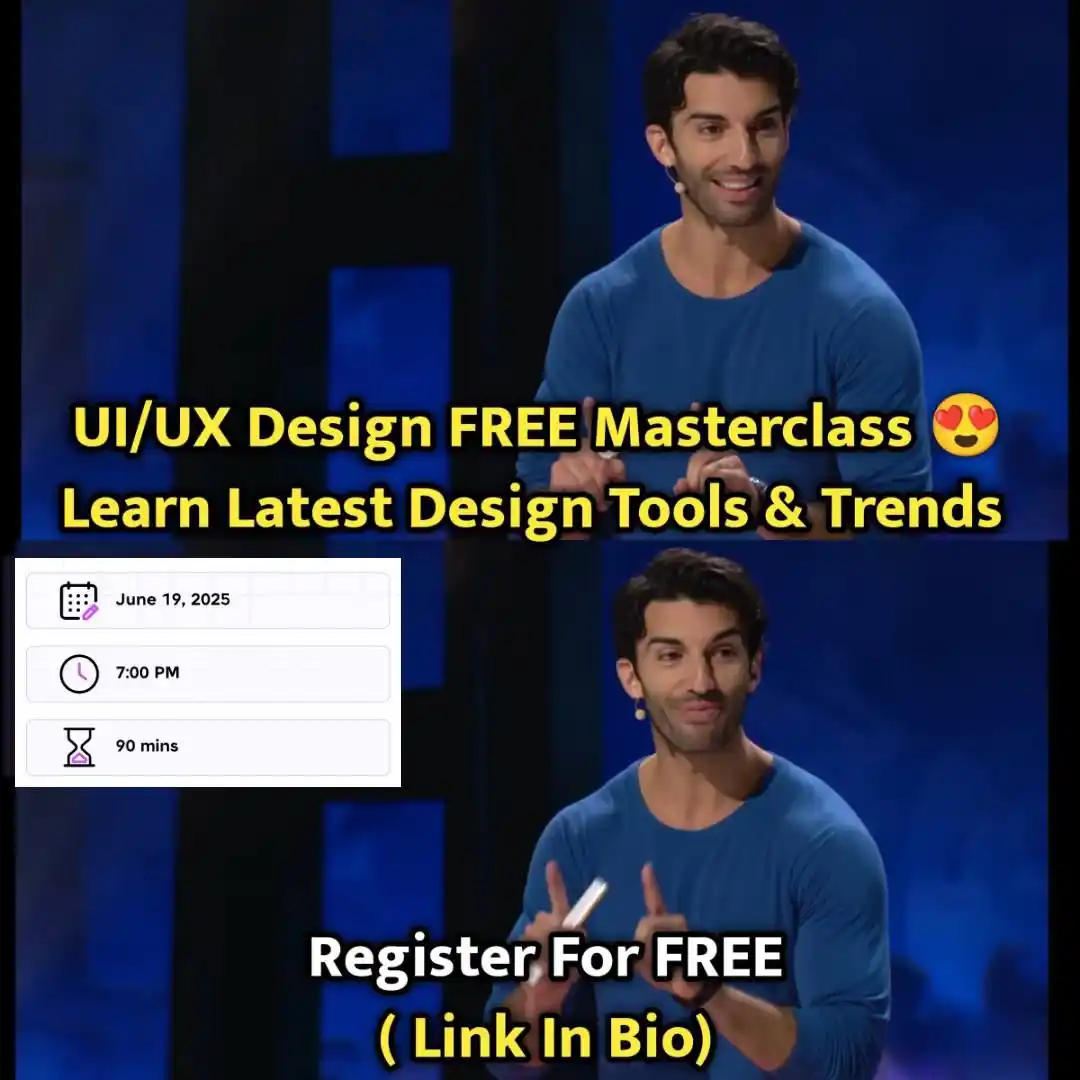 Image from Freshershunt: 𝗨𝗜/𝗨𝗫 𝗗𝗲𝘀𝗶𝗴𝗻 𝗙𝗥𝗘𝗘 𝗢𝗻𝗹𝗶𝗻𝗲 𝗠𝗮𝘀𝘁𝗲𝗿𝗰𝗹𝗮𝘀𝘀 😍...