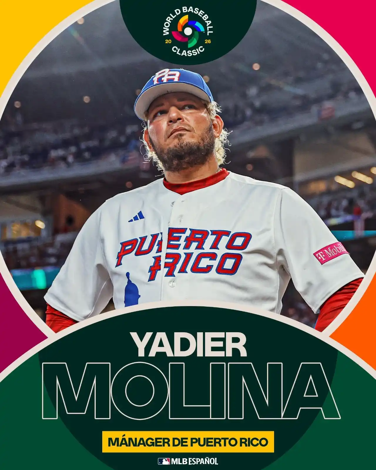 Image from Beisbol Total - Radio Rebelde: Yadier Molina dirigirá al Team Puerto Rico en el <a class="text-blue-5...