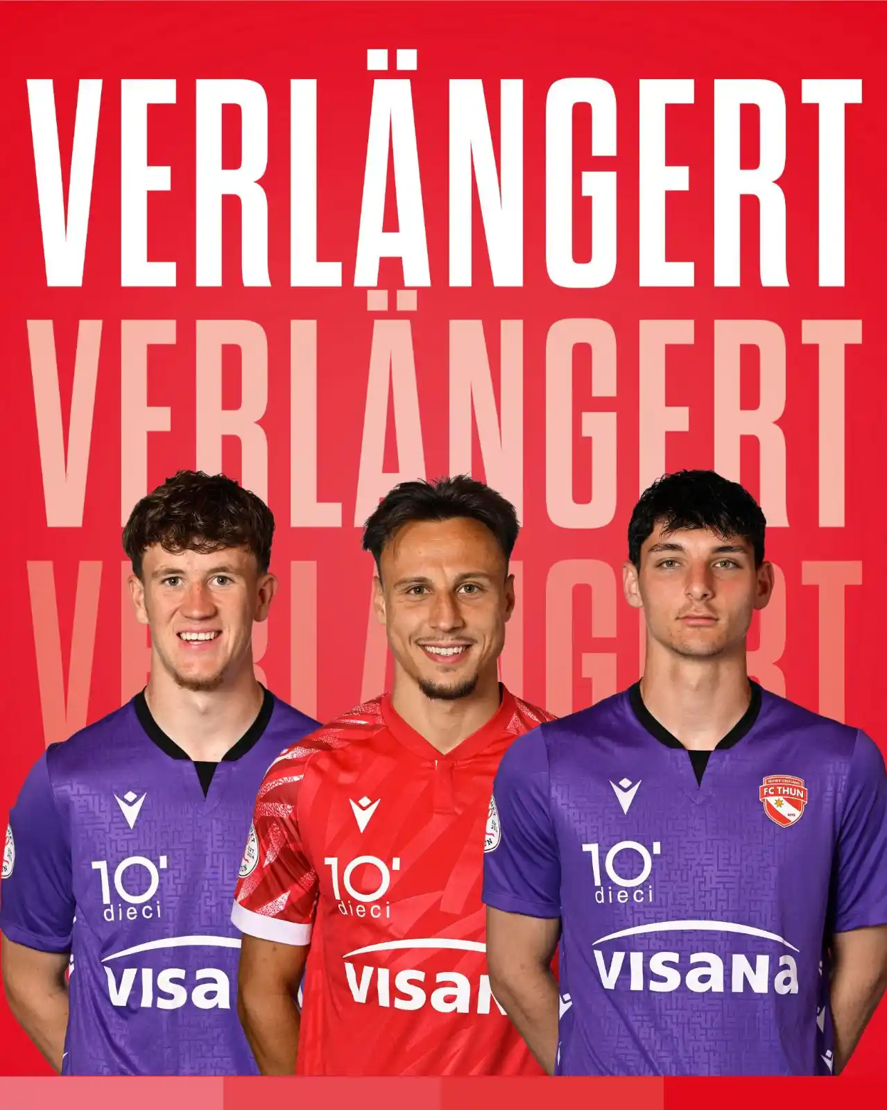 Image from FC Thun: 📝 3 Vertragsverlängerungen beim FC Thun⁠ ⁠ 🤝 Dario Wälti (19) verlän...