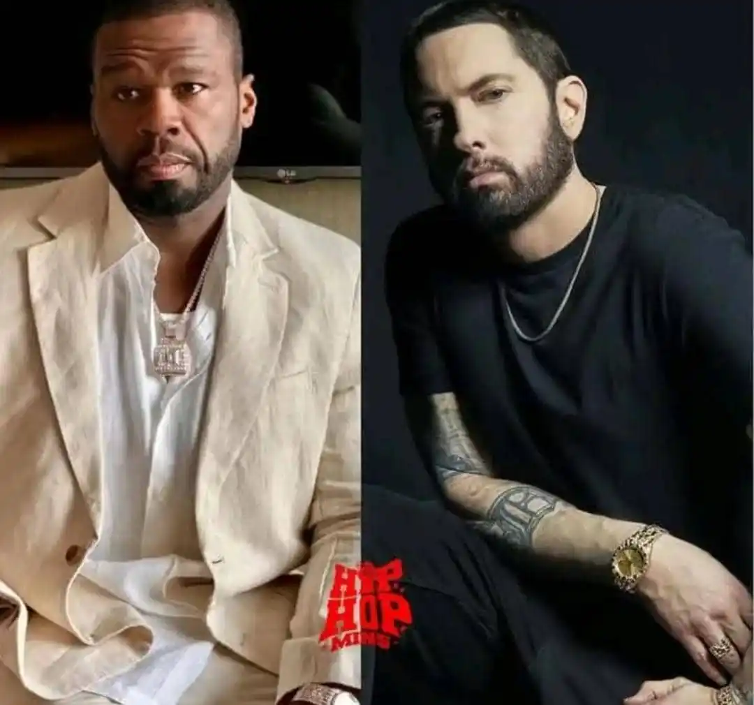Image from MUSIC WORLD 🌎 ☑️: 50Cent refusing to turn on his best friend Eminem despite the journali...