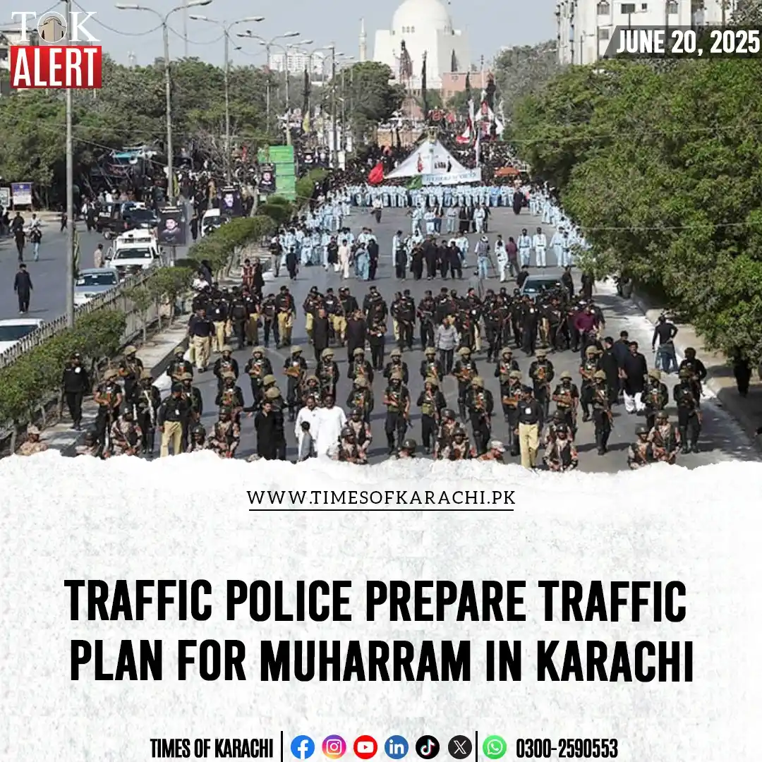 Image from Times Of Karachi: A high-level meeting was chaired by DIG Traffic Karachi to review and ...