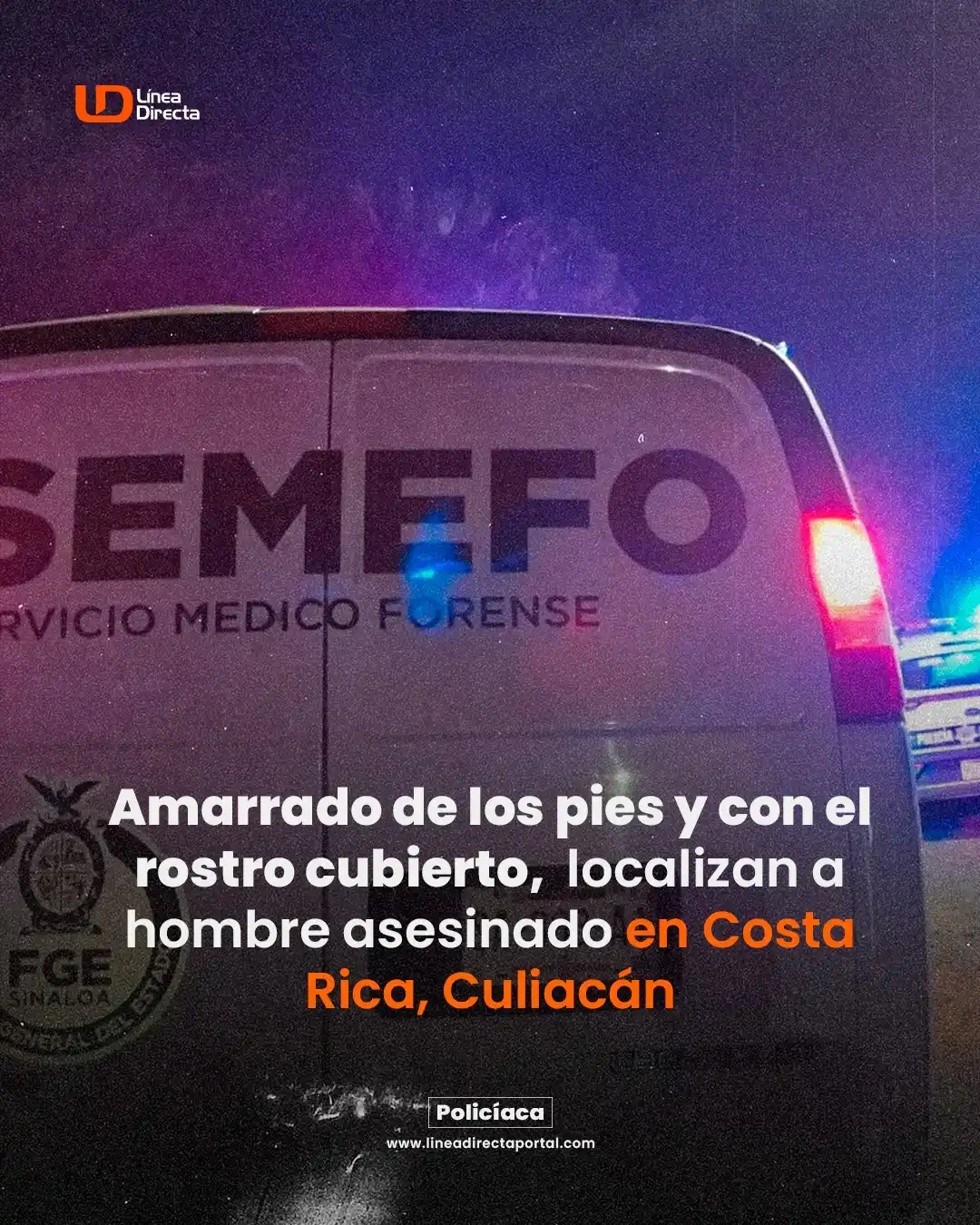 Image from Línea Directa Portal: 🚨Amarrado de los pies y con el rostro cubierto, localizan a hombre👤 ...