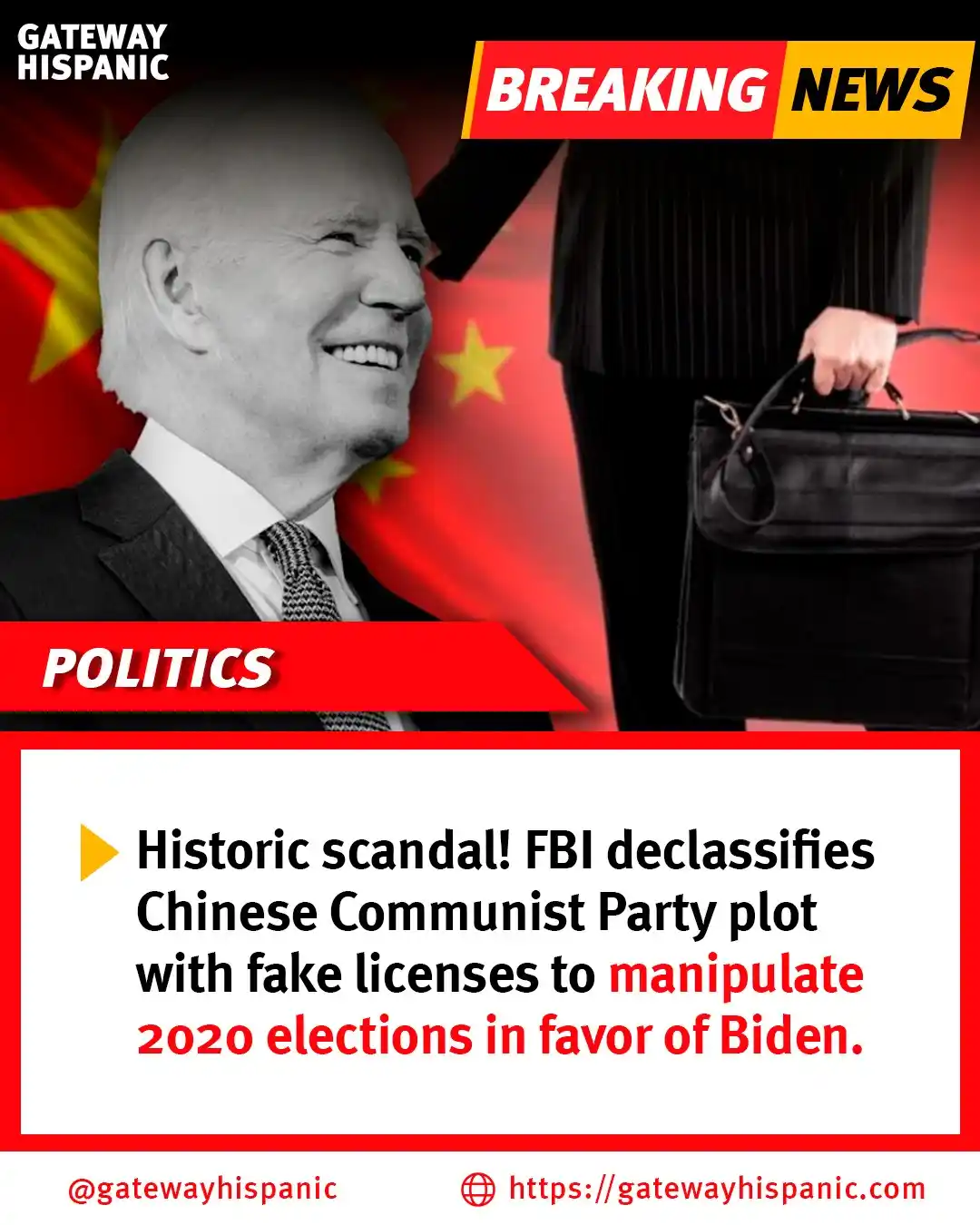 Image from Gateway Hispanic: 🚨 BREAKING: FBI Director Kash Patel has declassified documents reveal...