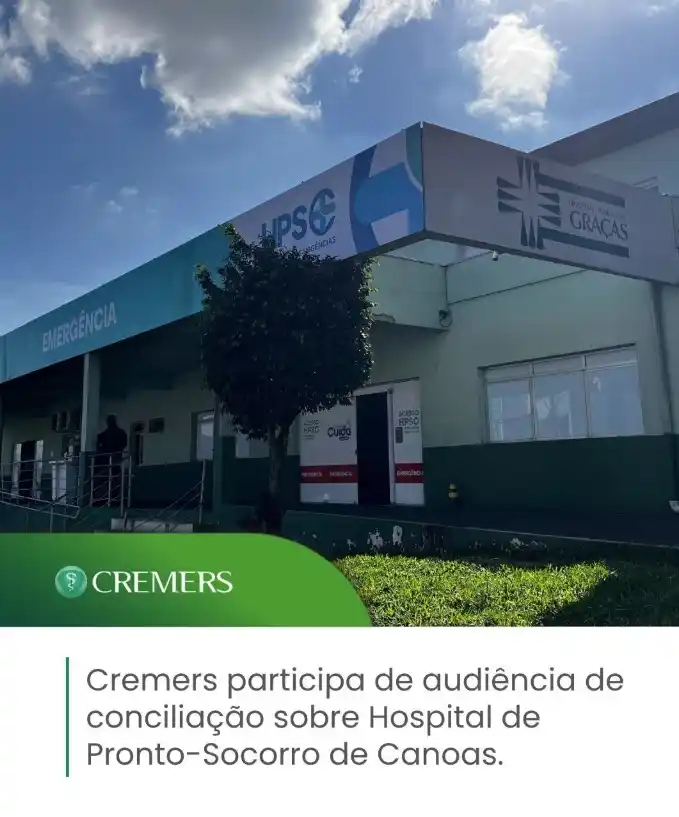 Image from Cremers: *Cremers segue atento à crise em Canoas!* ⚖️ Na última sexta (6), o Co...