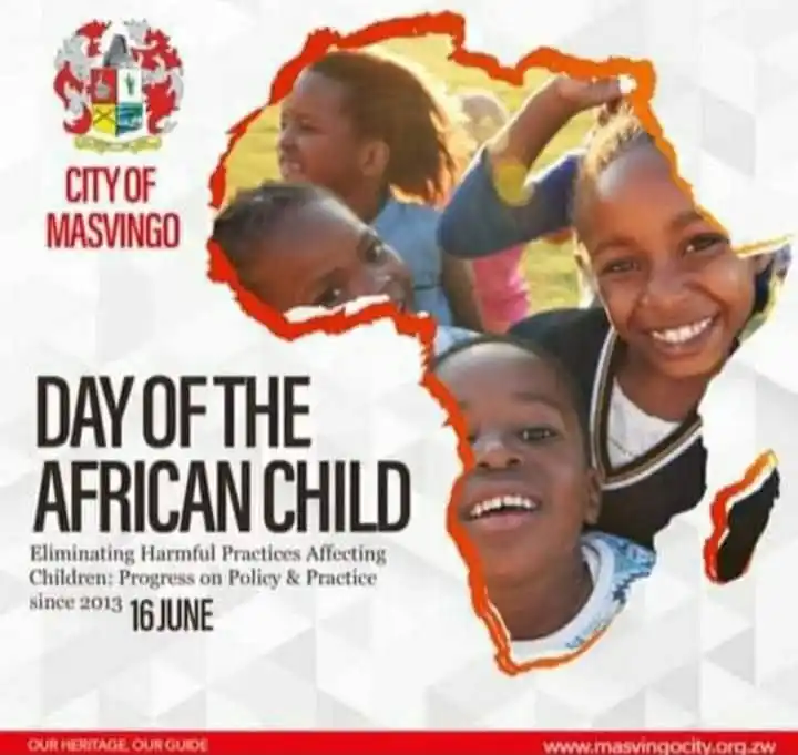 Image from [MugutiLorraine Masvingo Information]: *Day of the African Child – June 16*  Today we honor the *Day of the A...