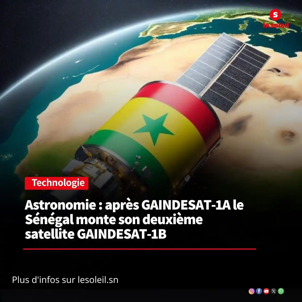 Image from Le SOLEIL SN: Des ingénieurs et techniciens sénégalais, de l’Université de Montpelli...