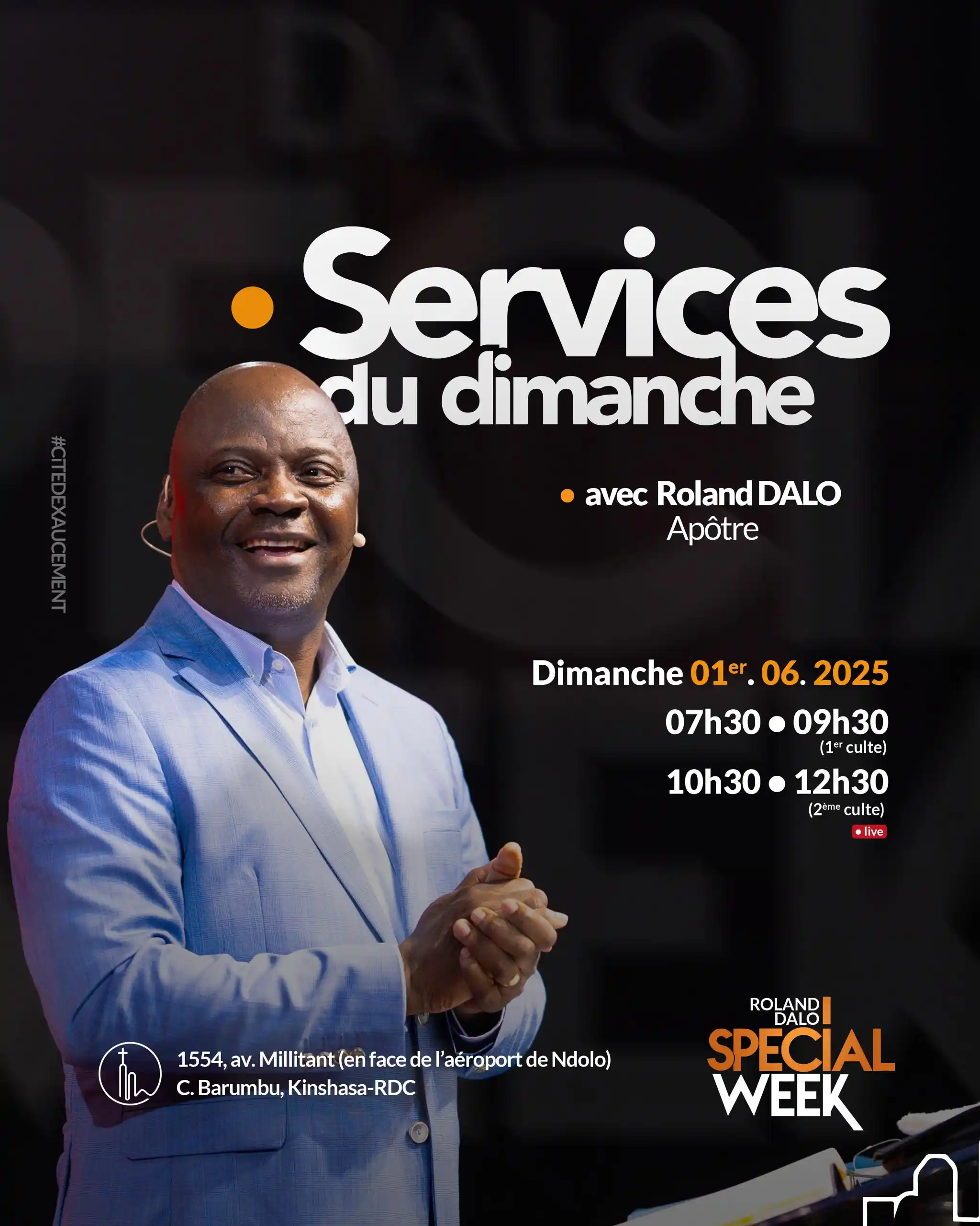 Image from Phila Cité d’Exaucement : *🔥 DIMANCHE À NE PAS MANQUER 🔥* Nous clôturons la SPÉCIAL WEEK avec ...