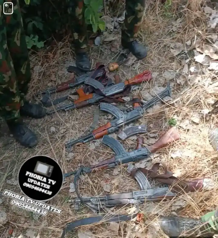Image from PHOBIA TV 📺 UPDATES STATION 🚓🚨: EIGHT BANDITS NEUTRALISED BY TROOPS OF OPERATION FASAN YANMA AT KURFI ...