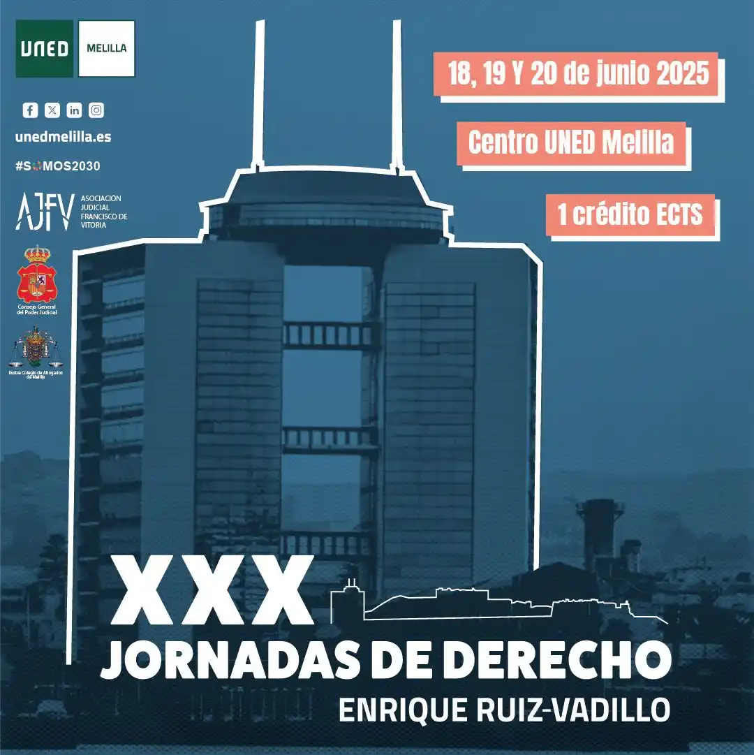 Image from Ciudad Autónoma de Melilla: *HOY* comienzan las *XXX Jornadas de Derecho “Enrique Ruiz-Vadillo”*  ...