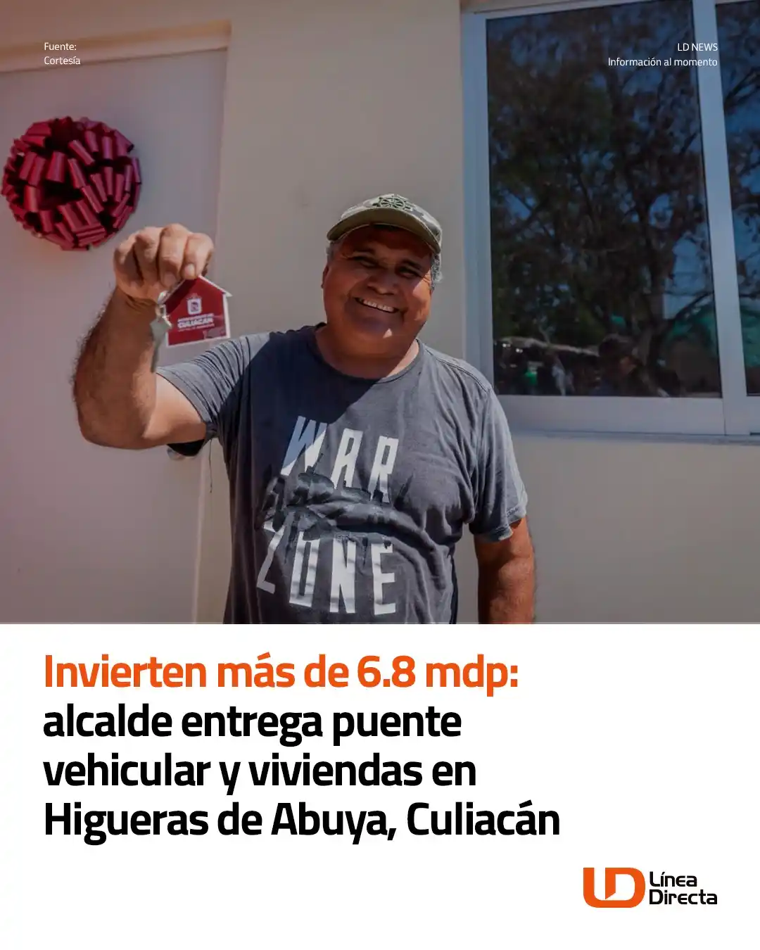 Image from Línea Directa Portal: ➡️ Invierten más de 6.8 mdp💶: alcalde entrega puente vehicular🚗 y vi...