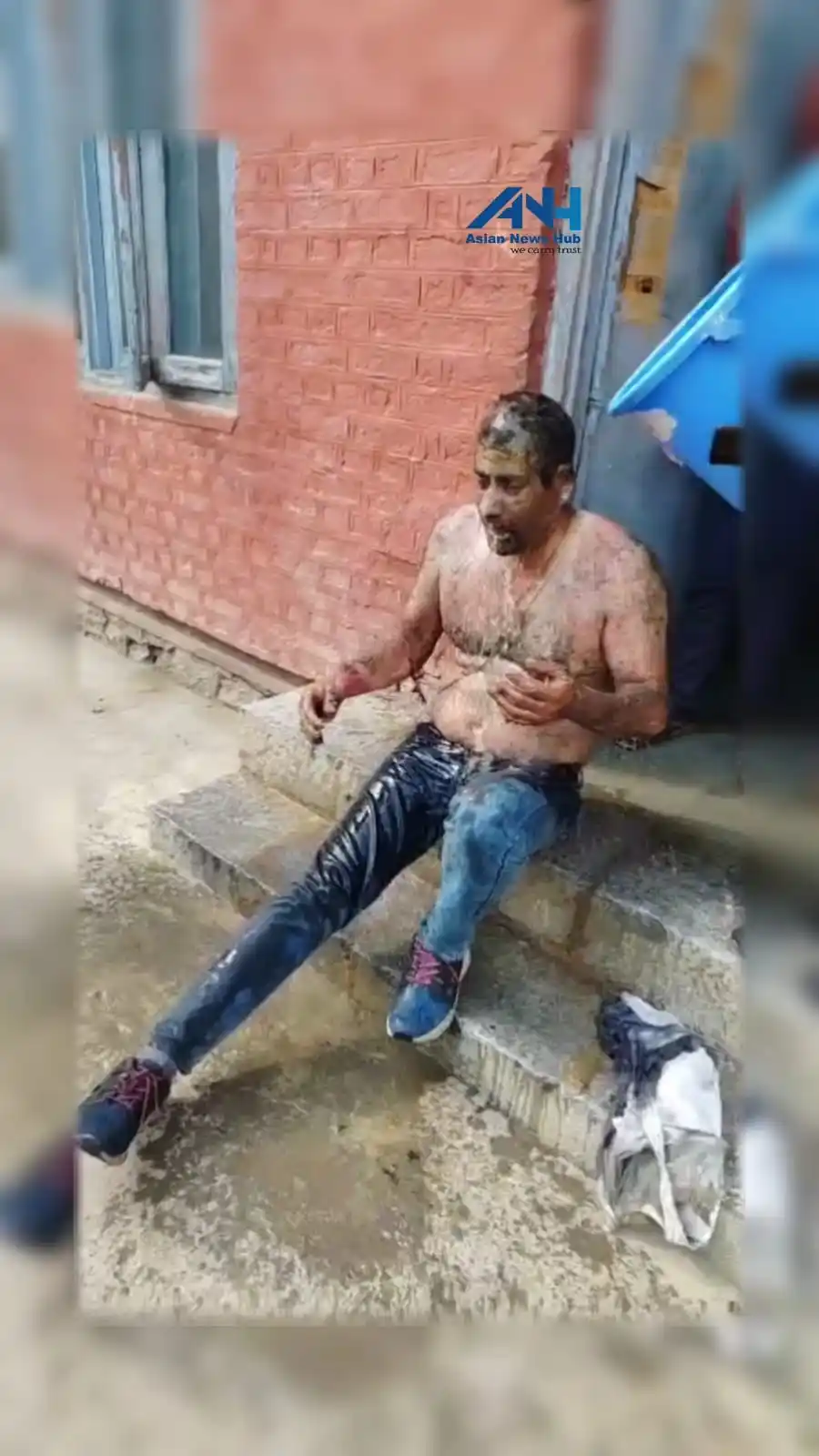 Image from The Asian News Hub: JE among two injured in Transformer blast at a recieving station in Bu...