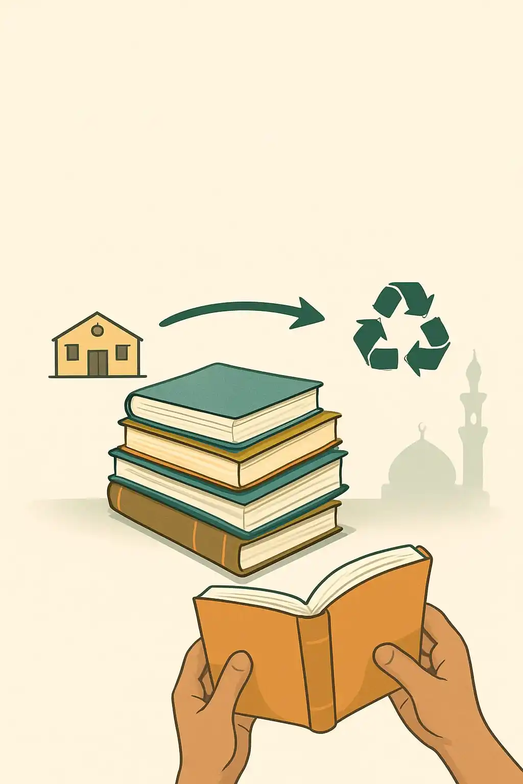 Image from صحيفة اليوم العمانية: *"كتابك حياة لغيرك"*  *إعلان 📜 هام*  📚 *لأبنائنا الطلبة بمحافظة ظفار...