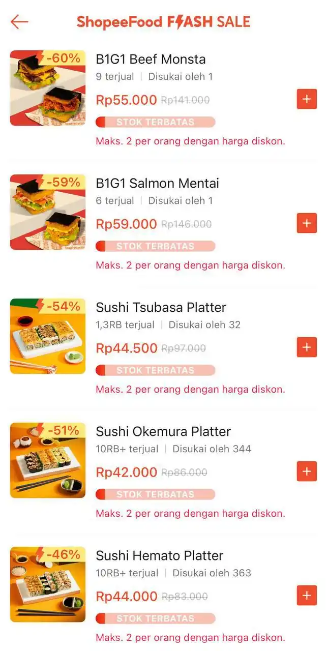 Image from Racun shopee 🛒🎀: Kuyy yg mau jajan sushi yay! 🍣 🥢 Mumpung lagi flash sale niiiy janl...