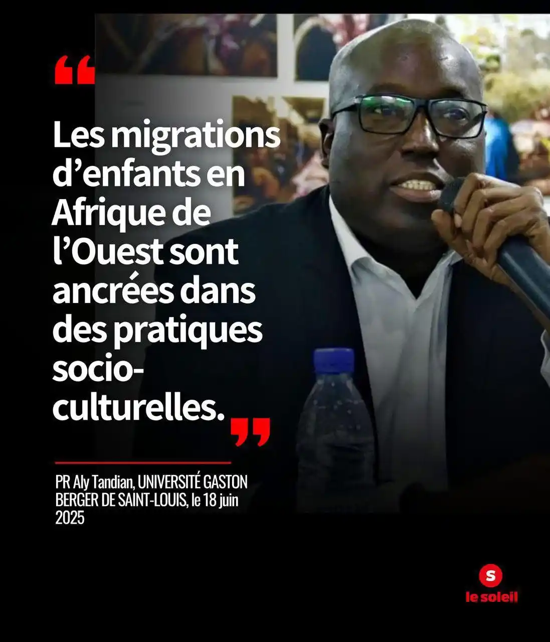 Image from Le SOLEIL SN: La migration des enfants en Afrique de l’Ouest reste mal comprise. Le ...