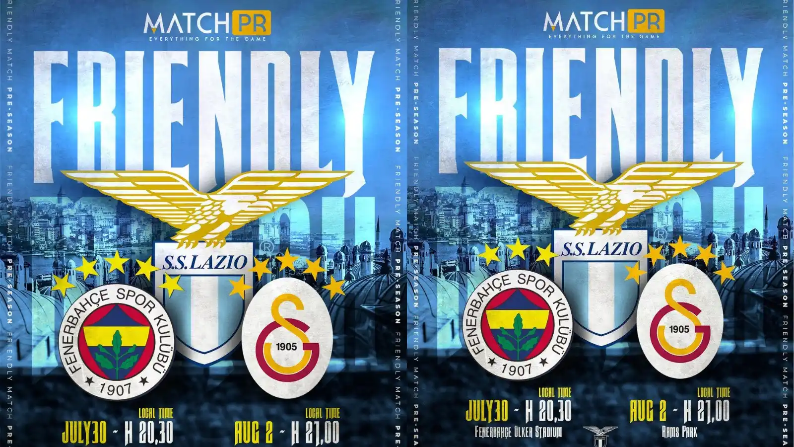 Image from Onedio: Lazio, paylaştığı hazırlık maçları görselinde Fenerbahçe için 5 yıldız...