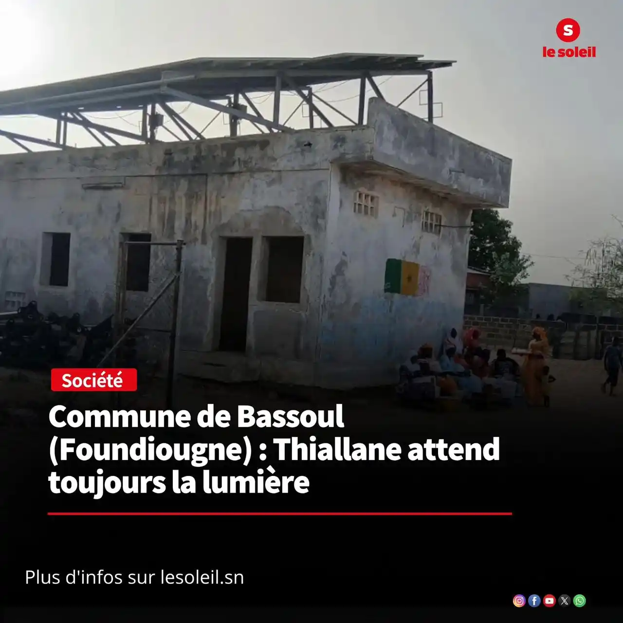 Image from Le SOLEIL SN: Le village de Thiallane (Foundiougne) subit depuis des années une coup...