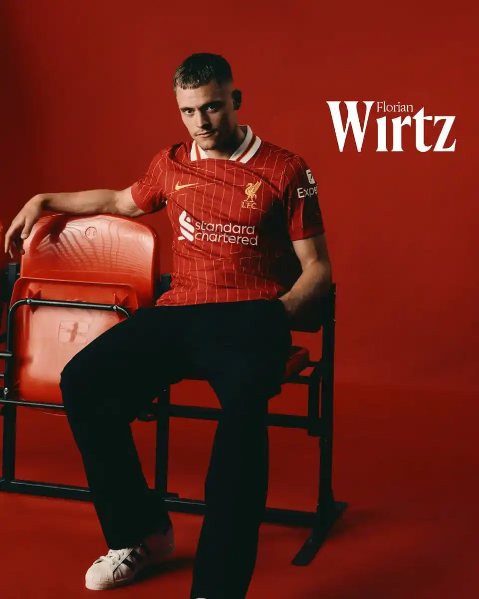 Image from Football News: Liverpool confirm Florian Wirtz has joined from Leverkusen on a five-y...
