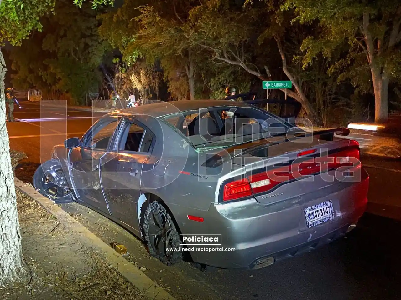 Image from Línea Directa Portal: Localizan vehículo 🚗 abandonado con impactos de bala 💥🔫 en las inme...