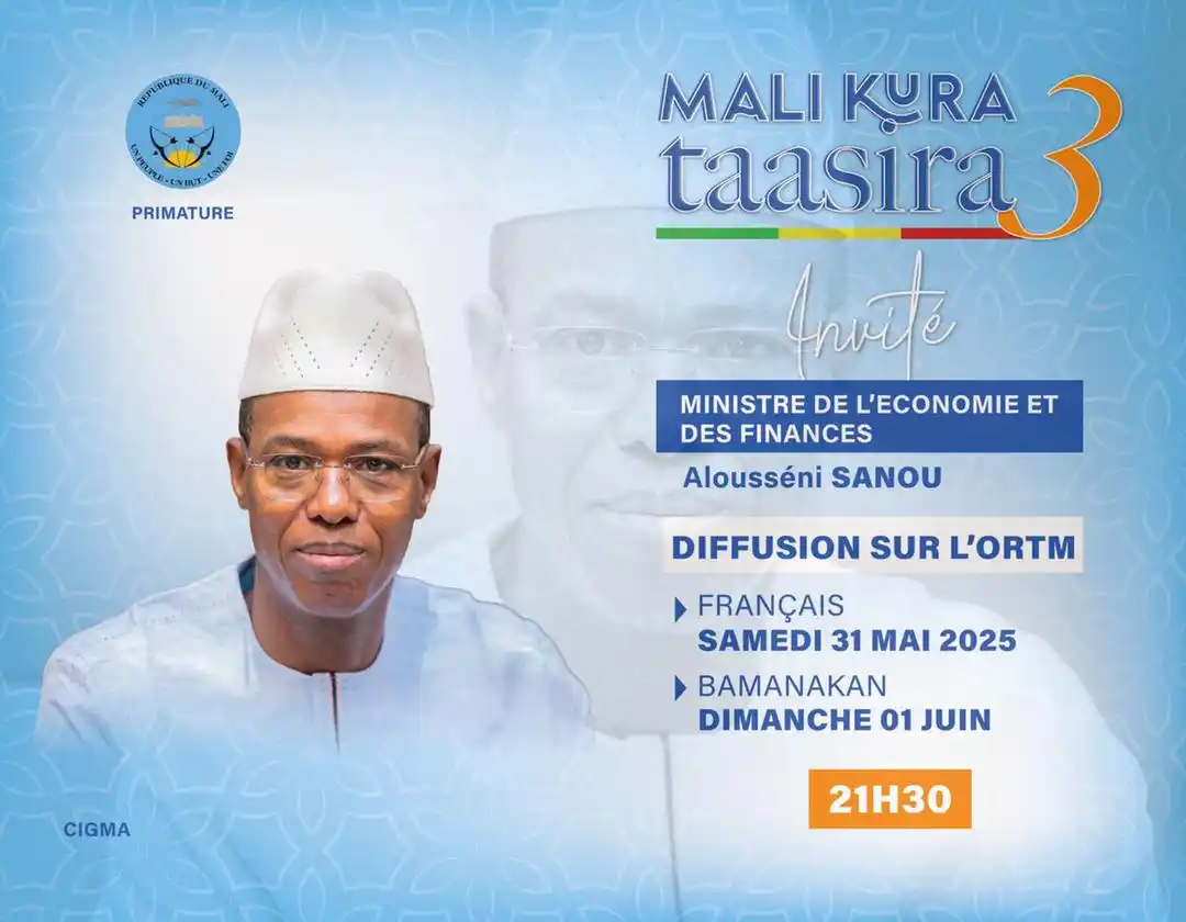 Image from Le Soir de Bamako: Mali 🇲🇱 : Dans _Mali Kura Taasira 3_ diffusé hier (31/05) sur l’ORTM...