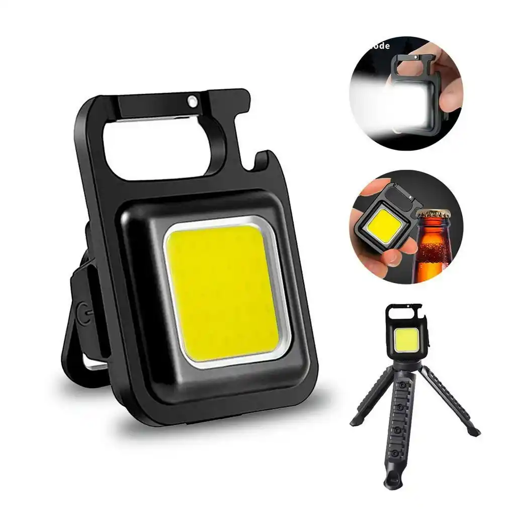 Image from SuperPromo 🎁 - Cupons E Promoções Nas Principais Lojas: *📦️ Mini Lanterna Chaveiro Cob Led Portátil Usb Recarregável Luz Pote...