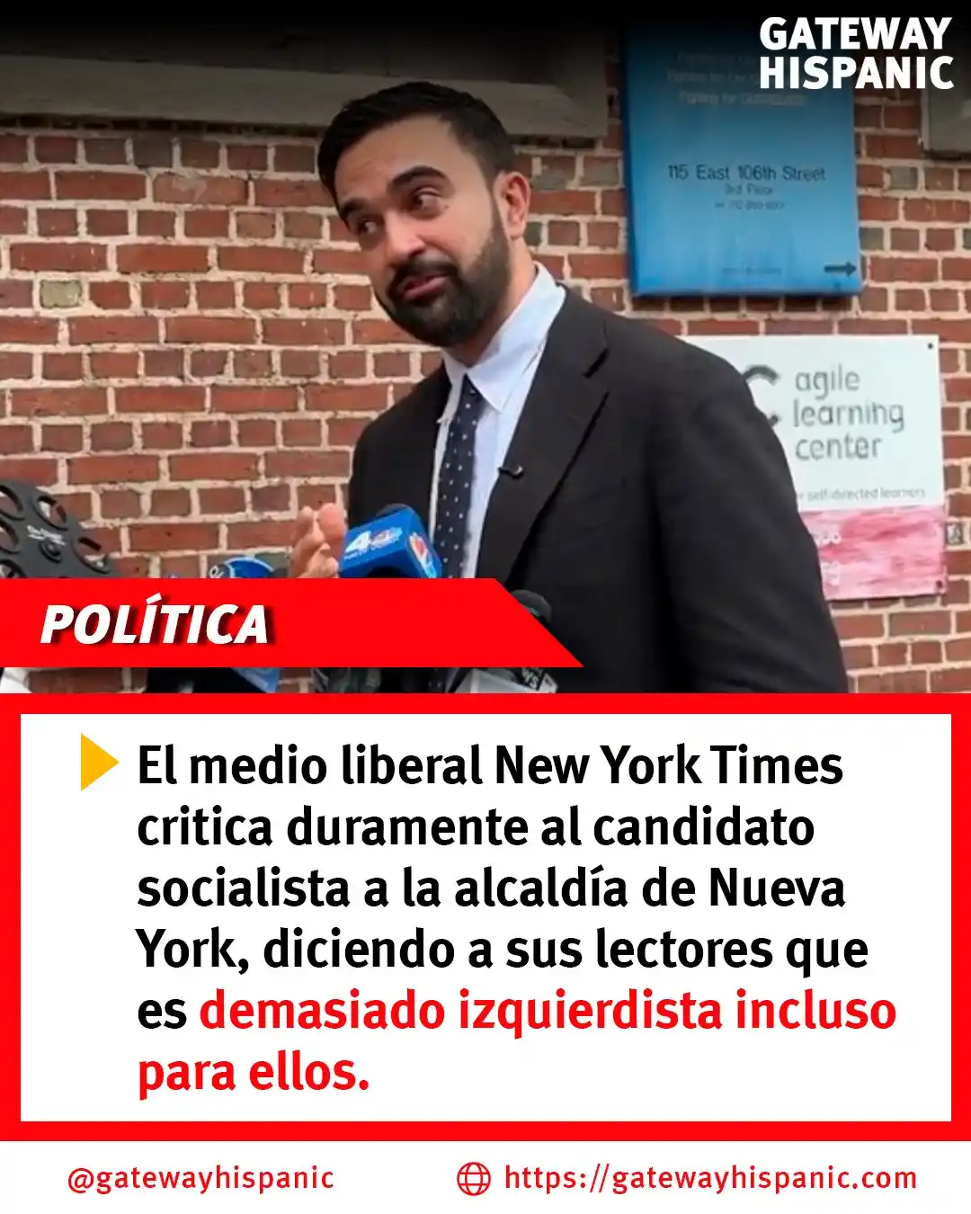 Image from Gateway Hispanic: 🗽 ¡Ni el New York Times lo respalda! 🚫 El liberal NYT se lanza contr...