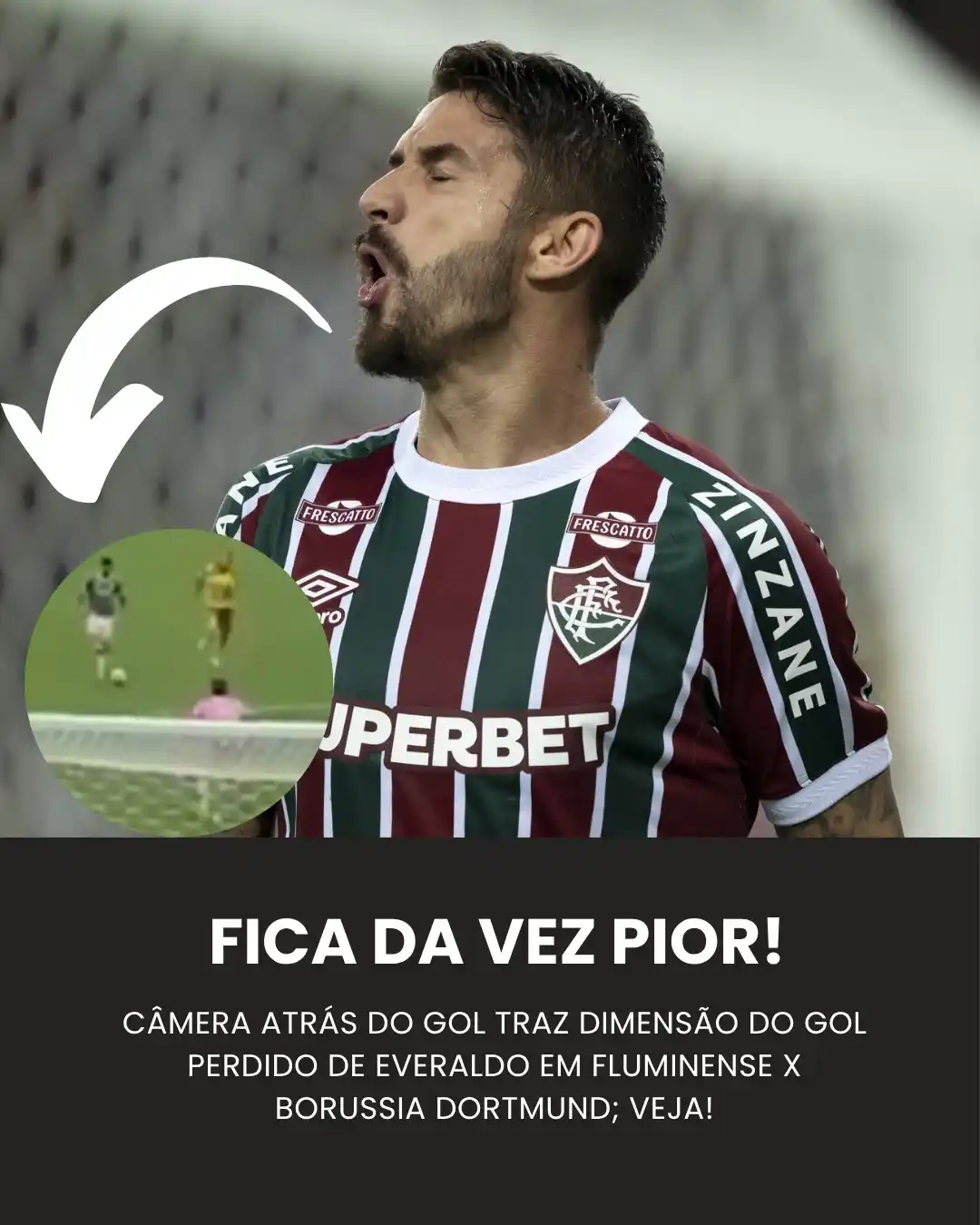 Image from Bolavip | Sou Fluminense: 😡🤦‍♂️OLHA ISSO! Câmera flagra situação absurda de Everaldo contra o ...
