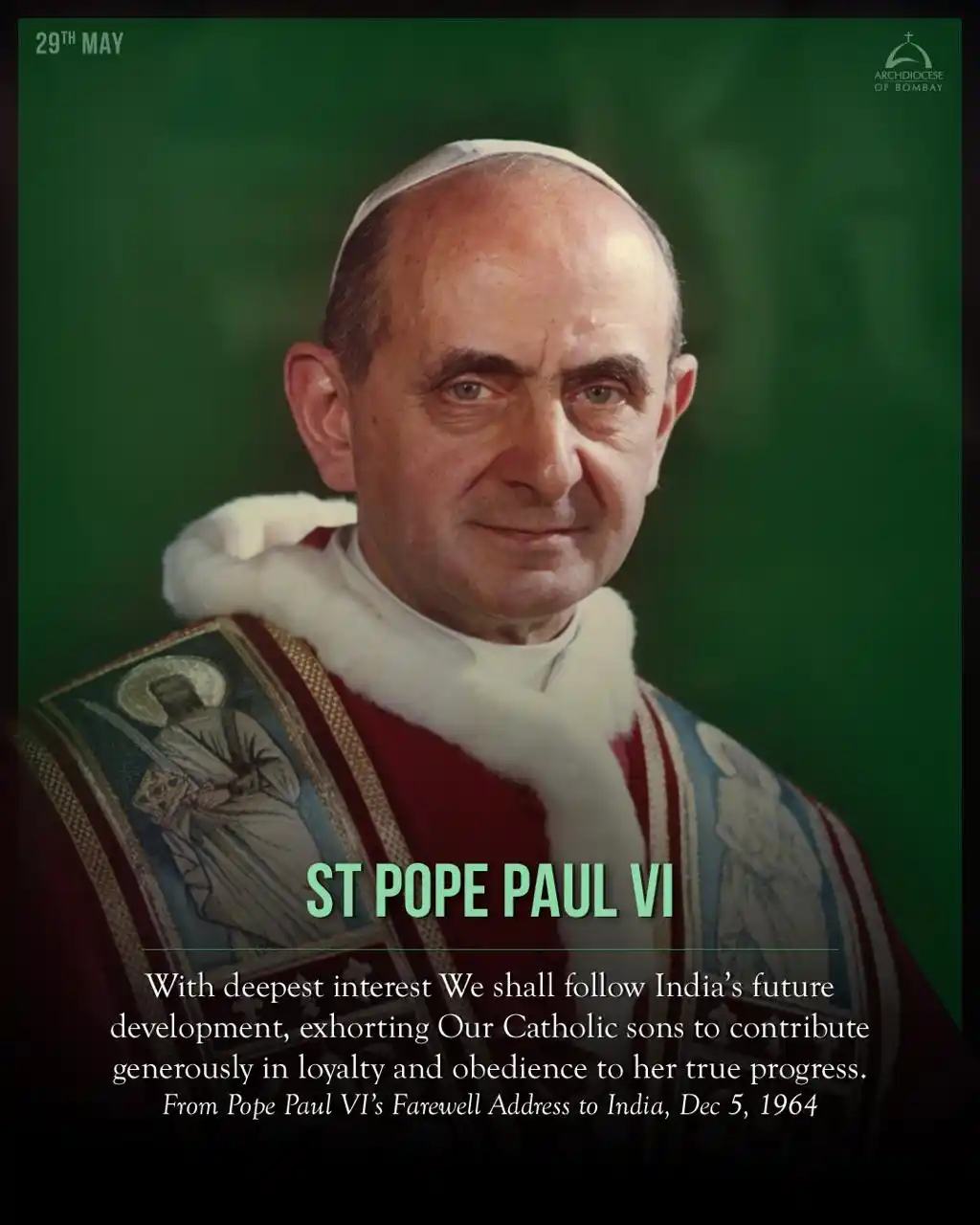 Archdiocese of Bombay Official post