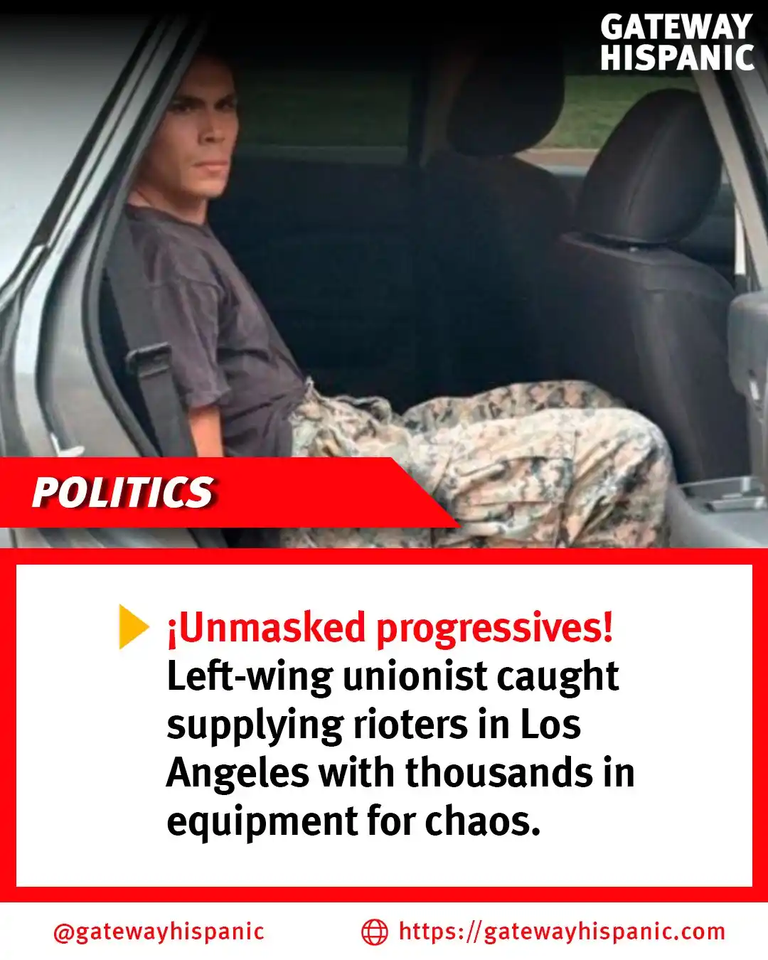 Image from Gateway Hispanic: 🚨 Progress exposed! Alejandro Orellana, a Local 399 union member, was...