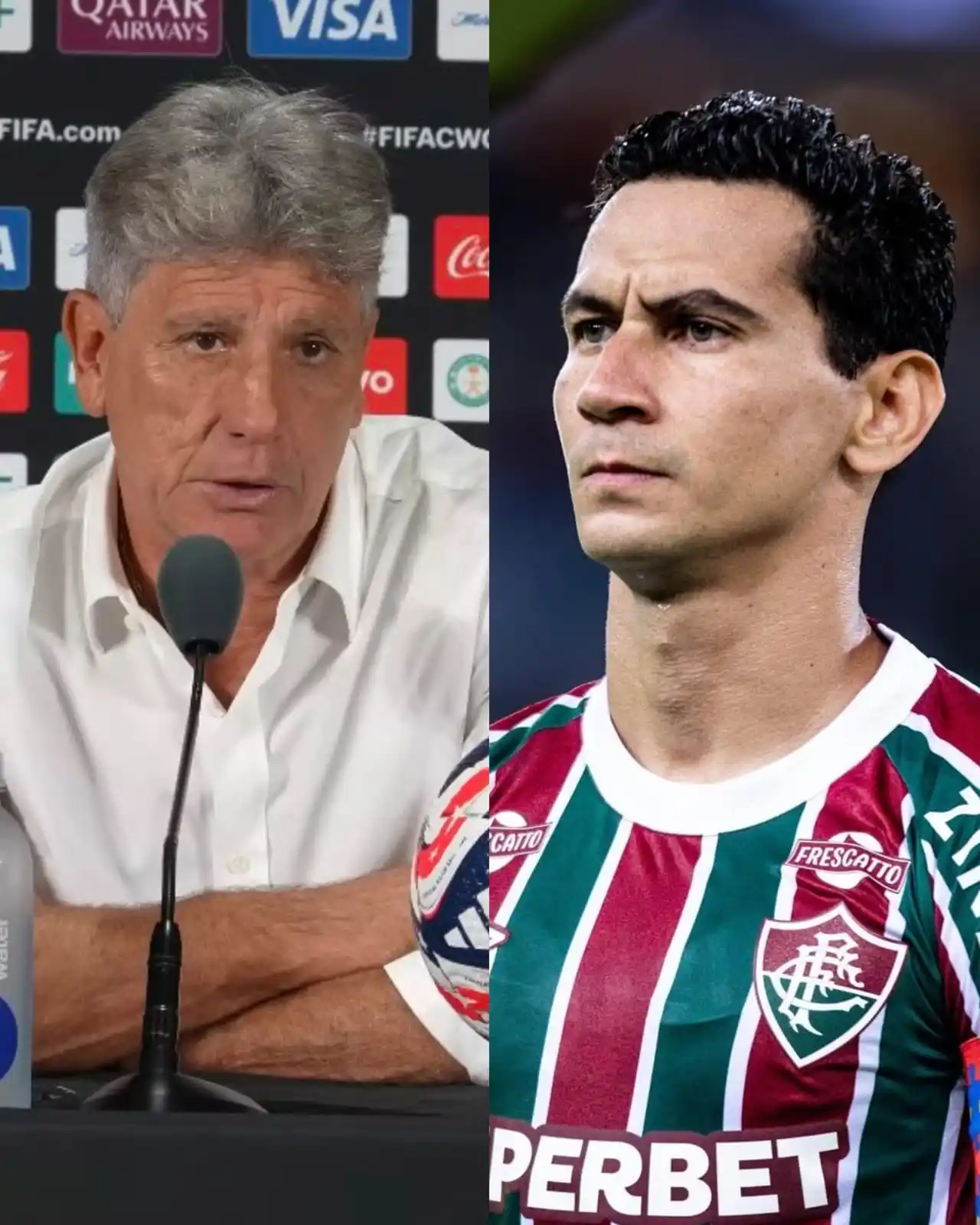 Image from Bolavip | Sou Fluminense: Renato Gaúcho sobre Ganso: "Ele faz parte do grupo, está 100%. Tenho c...
