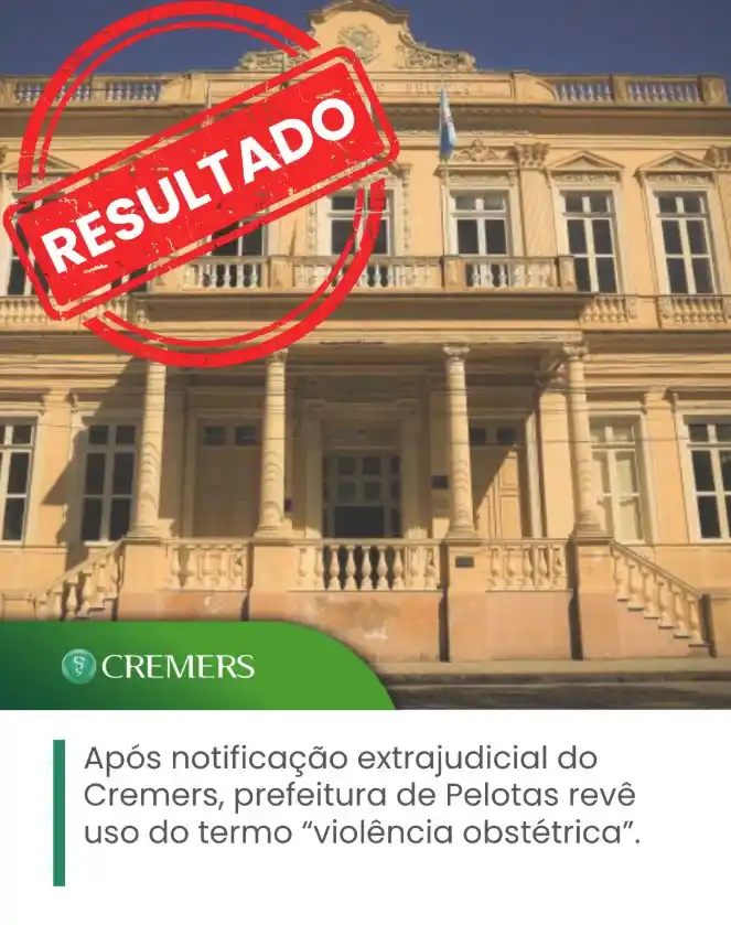 Image from Cremers: ✅ *Resultado!* 📄 Em nota publicada, a Prefeitura Municipal de Pelotas...