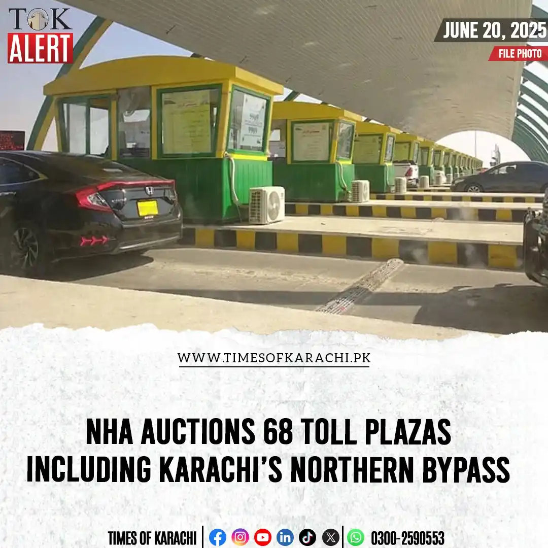 Image from Times Of Karachi: The National Highway Authority (NHA) has successfully auctioned 68 tol...
