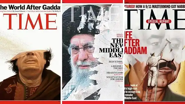 Image from Onedio: Time dergisi, 19 Haziran’da İran lideri Hamaney kapağıyla yayınlandı. ...