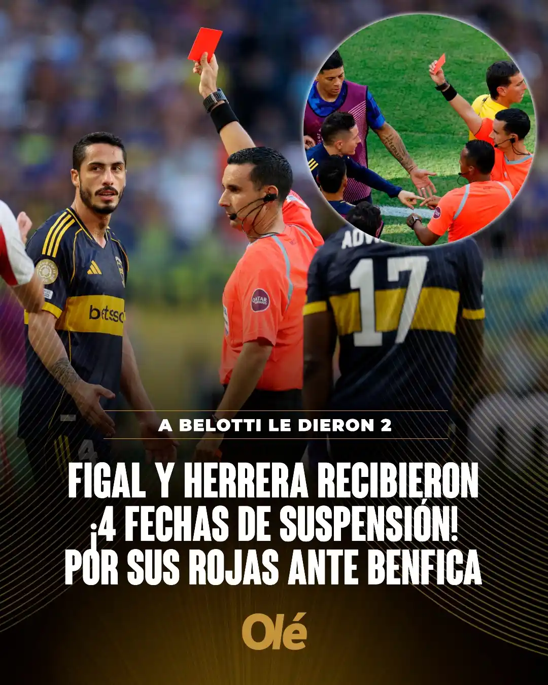 Image from Jogo Decisivo: *🚨🟥 4 FECHAS DE SUSPENSIÓN PARA HERRERA Y FIGAL* 🔎 Por sus expulsi...