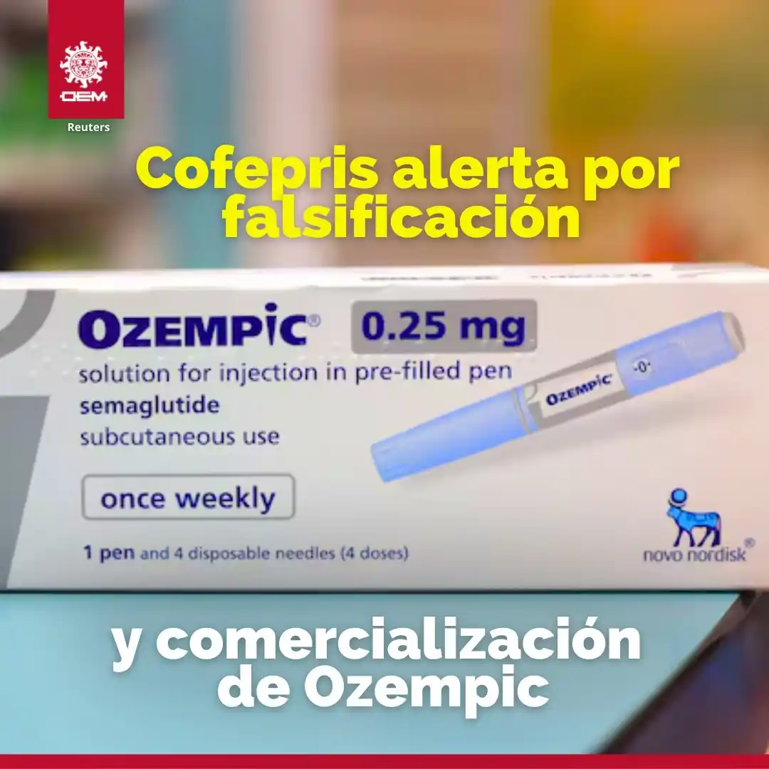 Image from EL SOL DE TAMPICO: 🔴💉 *ALERTA SANITARIA*💉  👁️ *Cofepris* advierte sobre la circulació...