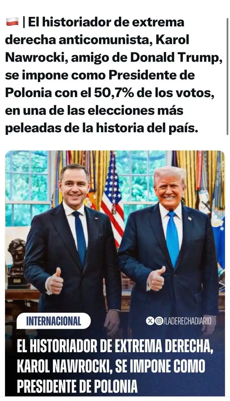 Image from LA RECONQUISTA: Buenas noticias para los patriotas, no tanto para Bruselas 🇪🇺 y los ...