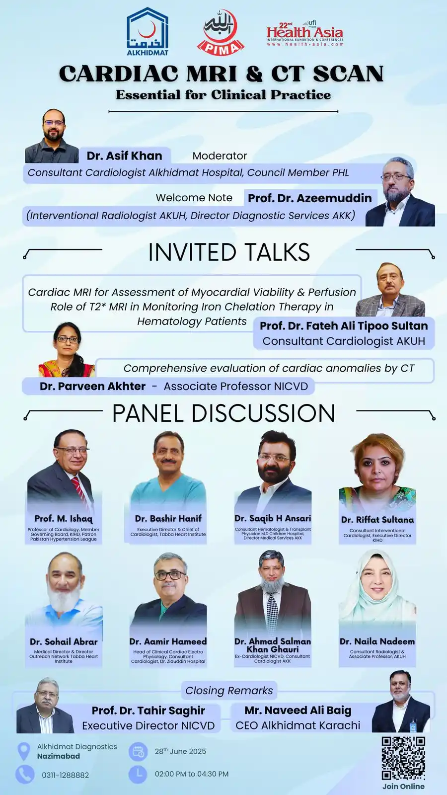 Image from Jobs Portal PIMA: 🫀 CME on Cardiac Imaging 🫀 Join PIMA Karachi, in collaboration with ...