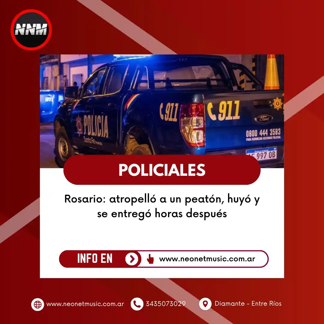 Image from Neo Net Music (Noticias): 🚦🛑 El miércoles por la noche, la intersección de Avellaneda y Juan P...