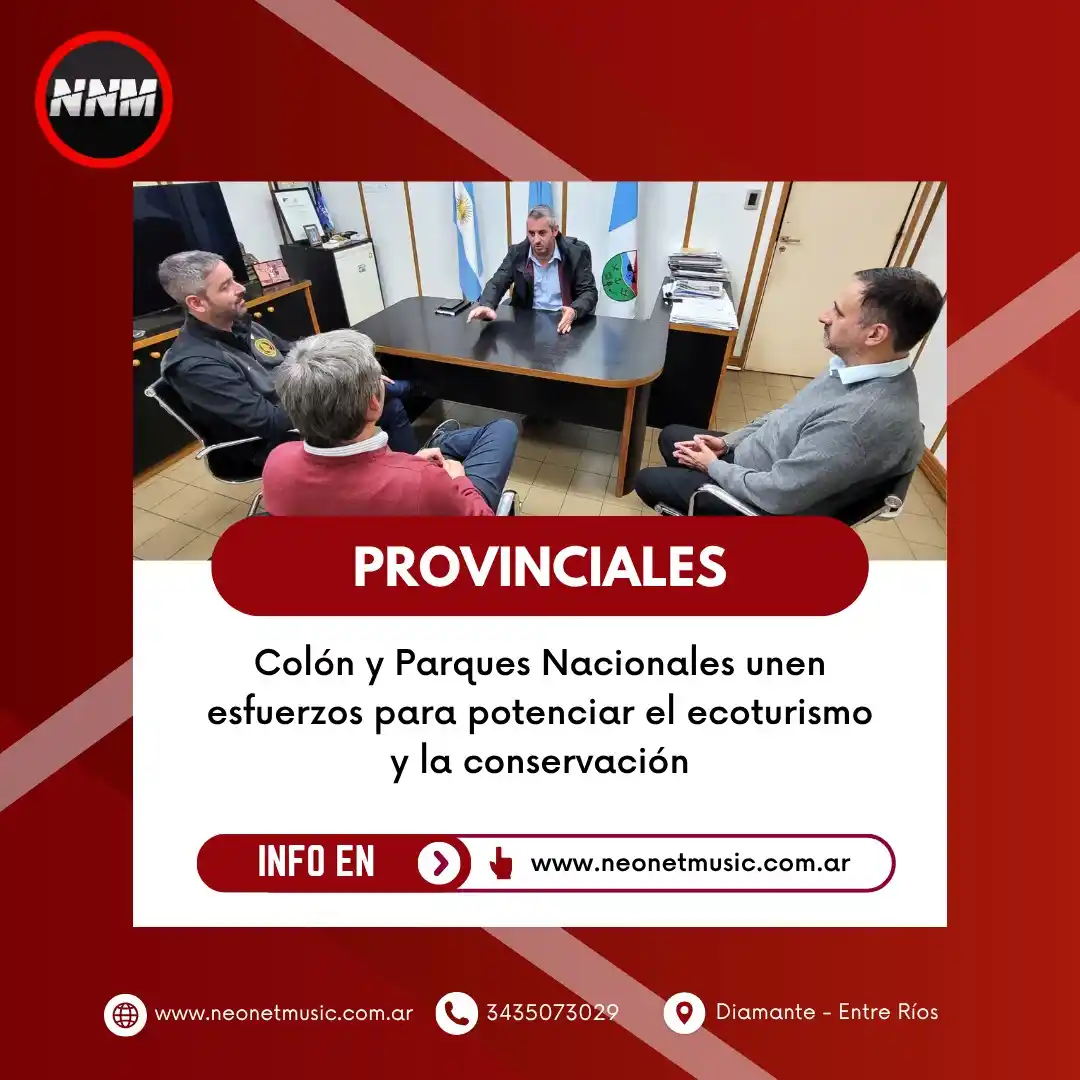 Image from Neo Net Music (Noticias): 🔗 El municipio de Colón firmó un acuerdo clave con el Parque Nacional...